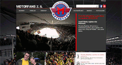 Desktop Screenshot of motorfans.cz